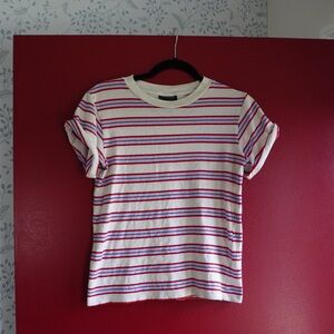 Top shop Size small striped shirt